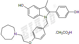 Bazedoxifene acetate Small Molecule